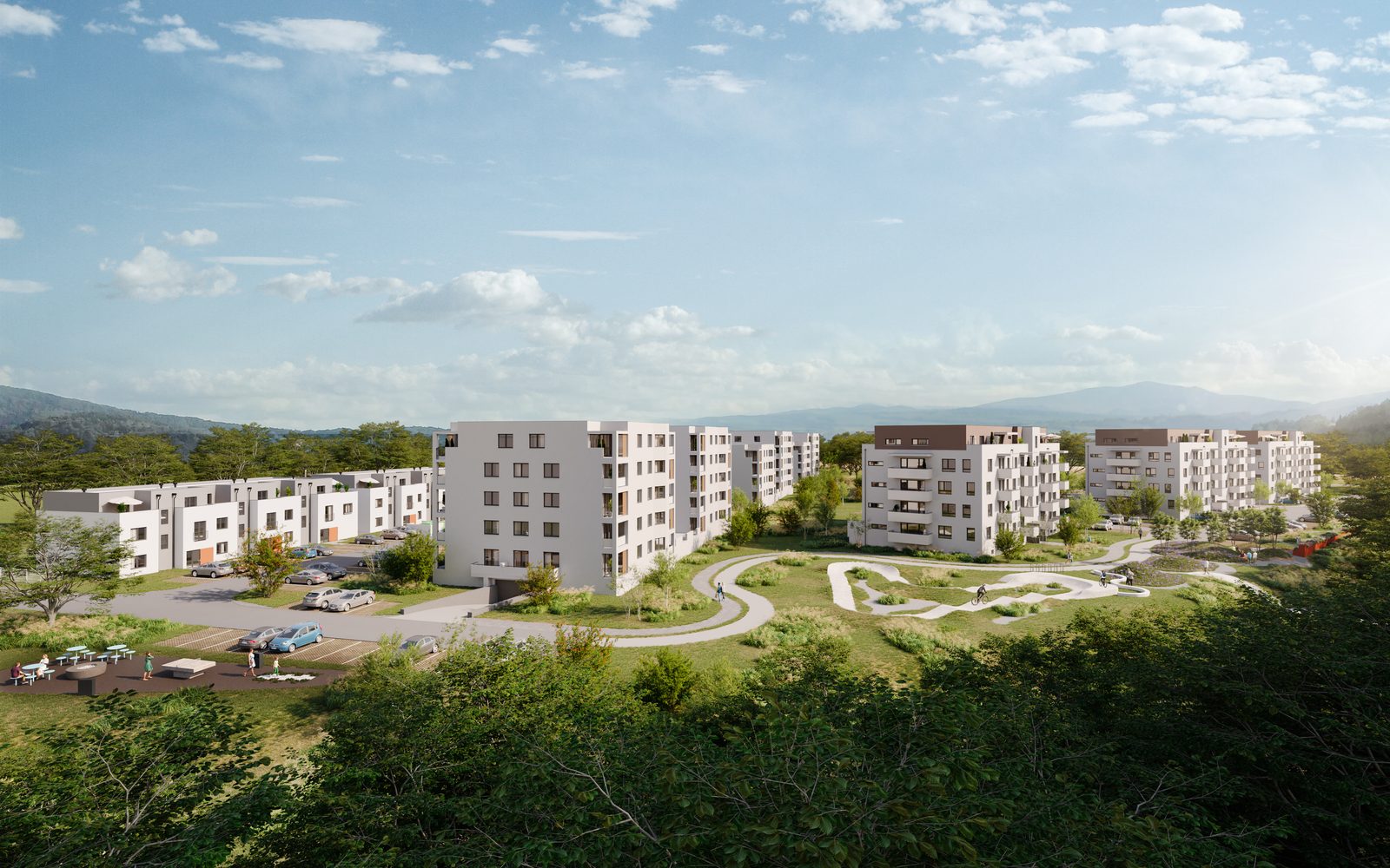 Vizualizácia rezidenčného projektu Rulandská