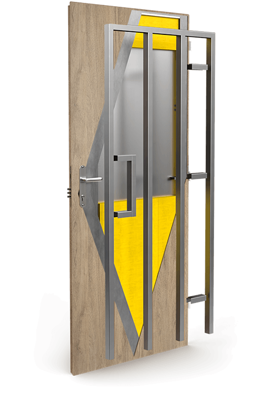 Do detailu prepracovaná konštrukcia bezpečnostných dverí FORNOX